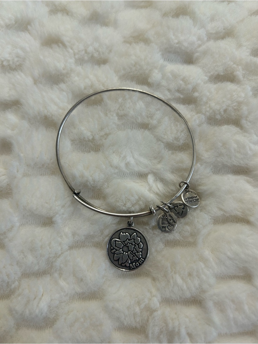 Alex and Ani Mom Charm Bangle Bracelet